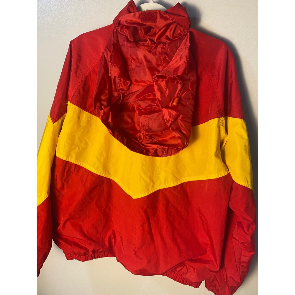 Marines Corps Lined Full Zip Hooded Windbreaker Water Resistant Jacket Size XL - Picture 3 of 6
